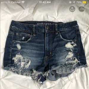 American Eagle hi-rise Jean Shortie